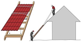 Как крыть крышу профнастилом