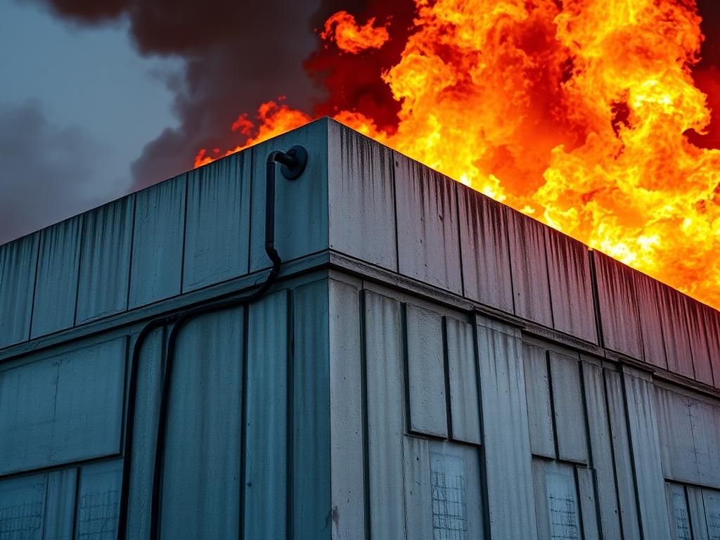 Protection of reinforced concrete from fire Protection of reinforced concrete from fireфото