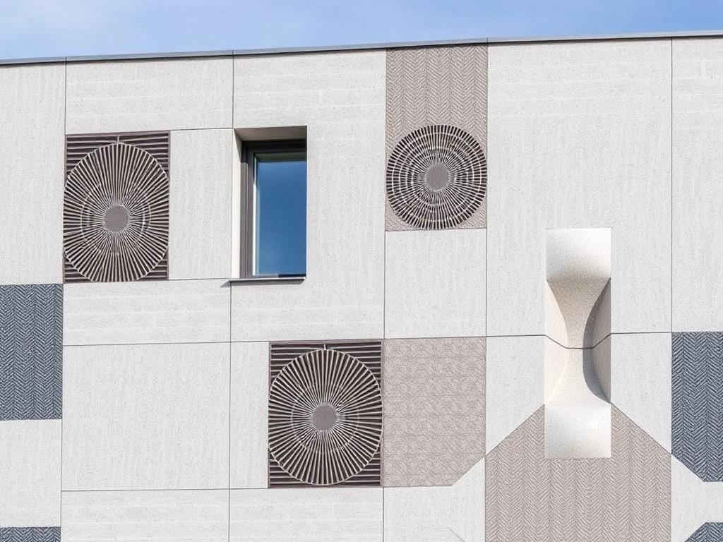 Use of SML in ventilated facades with decorative panelsфото