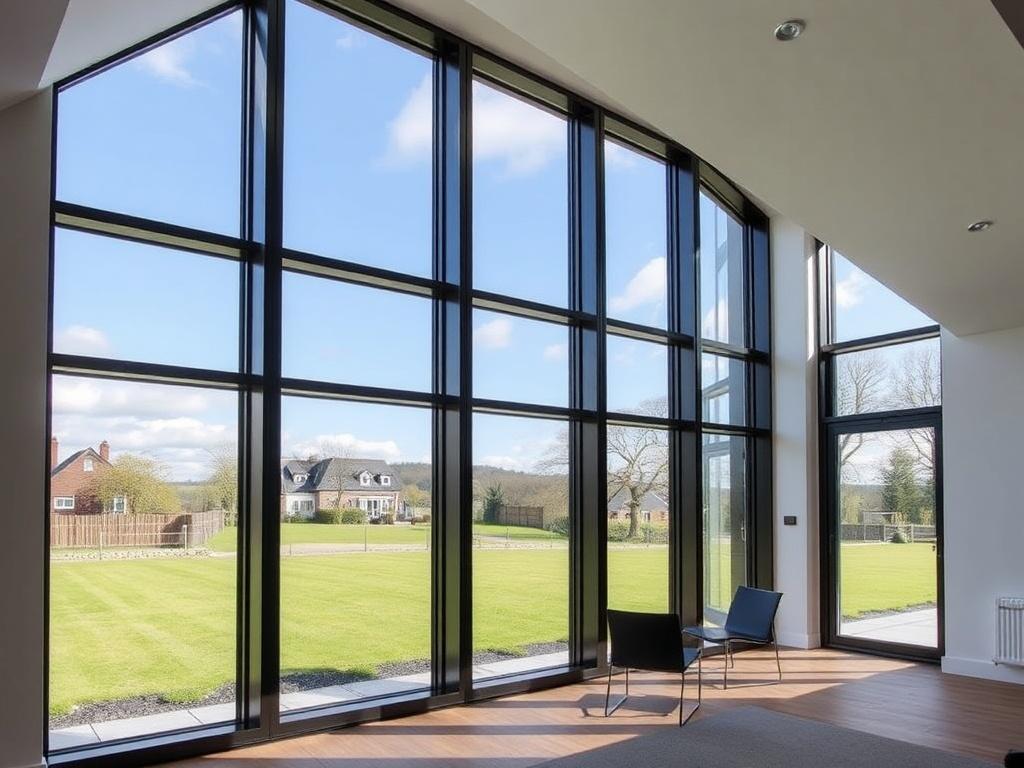 Высокие панорамные окна для загородного дома: как выбрать, установить и наслаждаться видом
