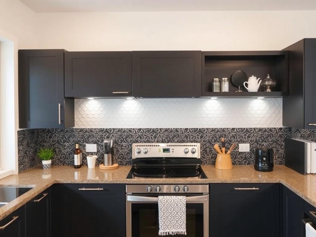 Kitchen makeover with Expert Decor Mini foam adhesive: how to easily and quickly secure decorative panelsфото