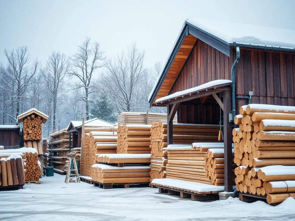 store lumber in cold weatherфото