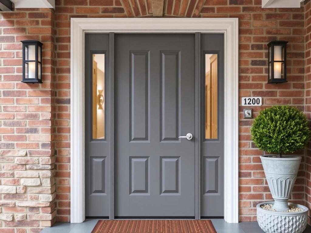 Entrance door with thermal breakфото