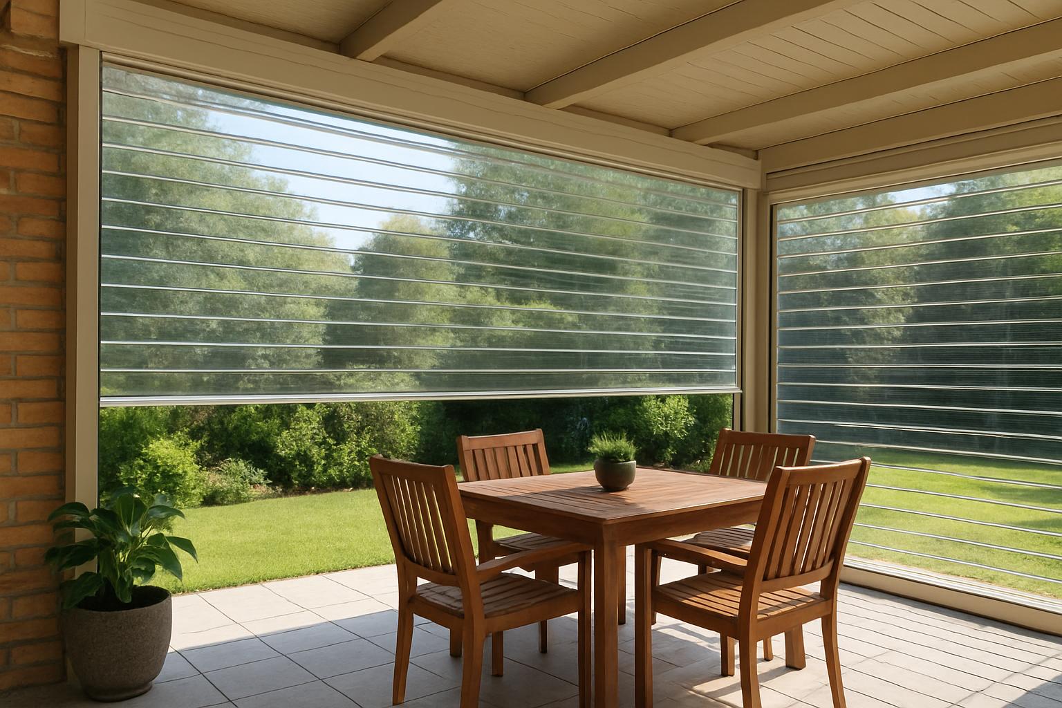 Прозрачные рольставни для террас: светлая защита, которая меняет пространство