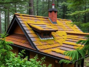 Кровельные решения для домов в лесной зоне: защита от мха и грибка