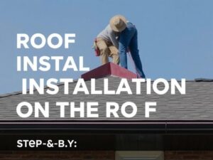 Монтаж конька на крыше: пошаговая схема