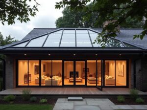 Кровля для здания с панорамными дверьми на крышу: как выбрать, чтобы она служила долго и выглядела стильно