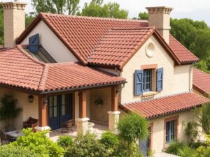 Кровля для дома в стиле прованс: подходящие материалы